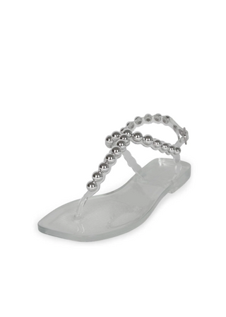 Jeffrey Campbell Plated Jellies Thong Sandal - F.S.