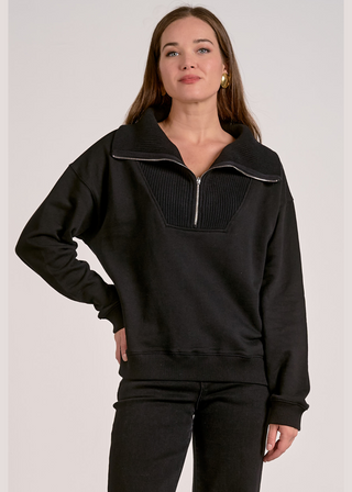Elan 1/4 Zip Collared Sweater