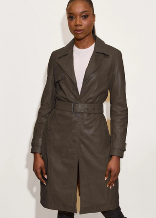 Mauritius Leah CF Leather Trench Coat