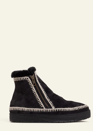 Laidback London Setsu Crochet Crepe Ankle Boot