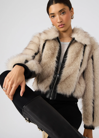 Steve Madden Charmaine Faux Fur Jacket