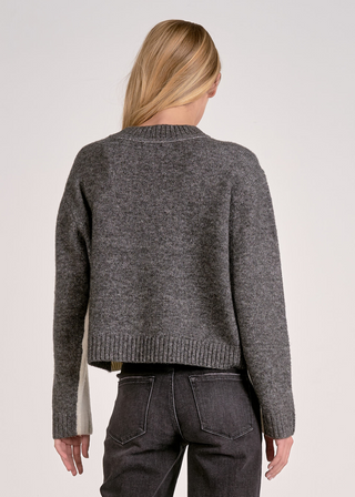 Elan Colorblock Crewneck Sweater