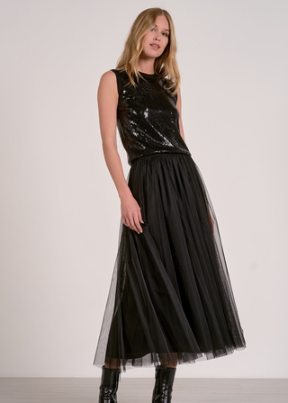 Elan Sequin Sleeveless Top