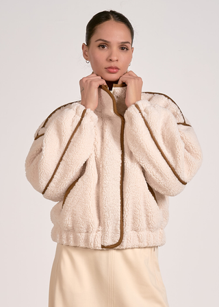 Elan Slate Sherpa Bomber Jacket