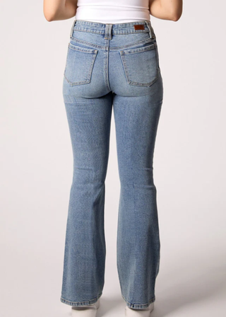 Blue Revival Maya Mid Rise Seamed Bootcut Jeans - FS