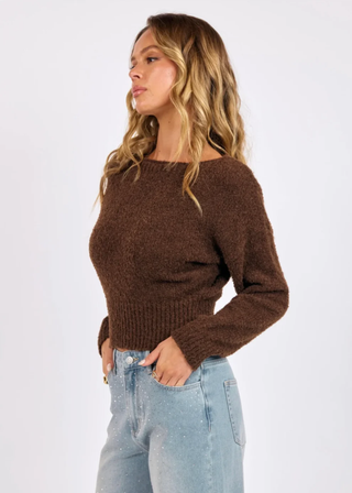 Sage the Label Indira Boat Neck Sweater