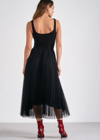 Elan Maxi Tulle Skirt Dress