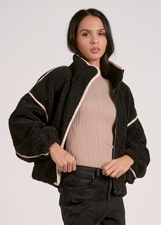 Elan Slate Sherpa Bomber Jacket