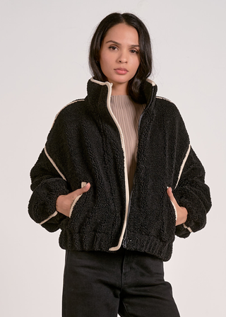Elan Slate Sherpa Bomber Jacket