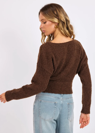 Sage the Label Indira Boat Neck Sweater