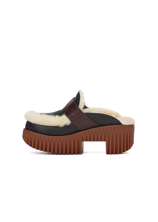 4CCCCEES Plia Amber Platform Clog