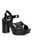 Black Crinkle Patent