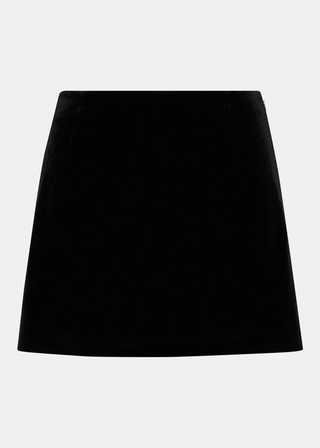 Steve Madden Cindi Velvet Mini Skirt