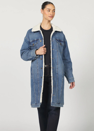 Dear John Dallas Denim Sherpa Jacket