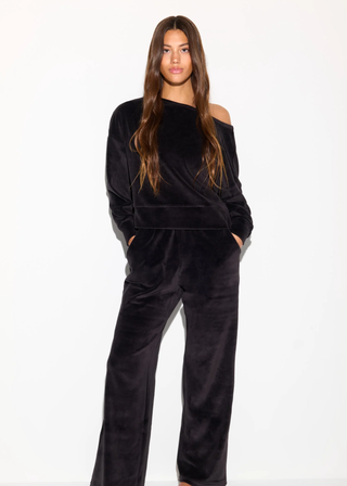 Spiritual Gangster Ava Velour Sweatshirt