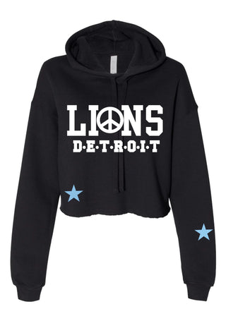 Beyond Zen Wear Lions Cropped Hoodie