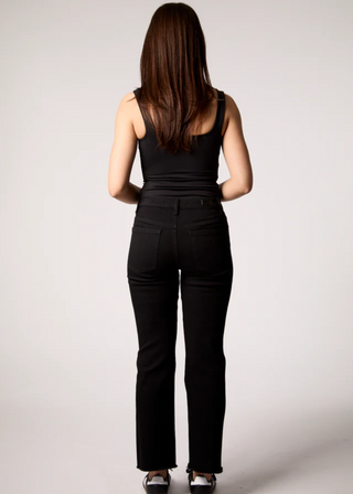 Blue Revival Recycled Quinn Mid Rise Straight Ankle Jean