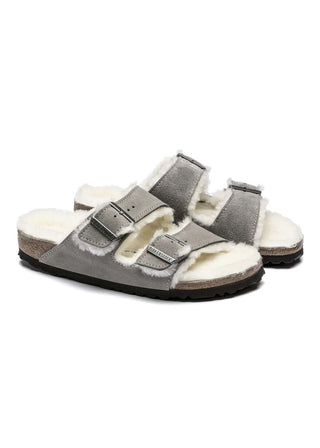 Birkenstock Arizona Fur / Sherling Sandal