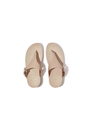 FitFlop Lulu Crystal Tong Buckle Platform Flip Flop - FS