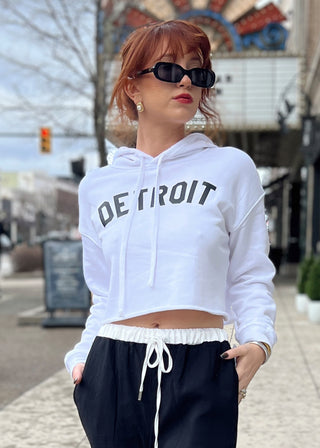 Ink Detroit Cropped Hoodie