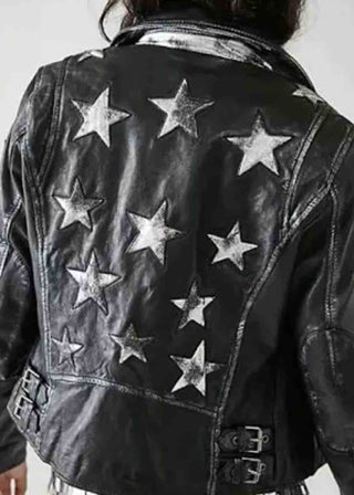 Mauritius Christy Star RF Leather Jacket