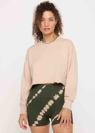 Spiritual Gangster Serenity Cropped Pullover