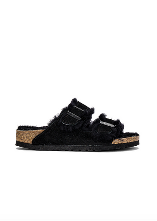 Birkenstock Arizona Fur / Sherling Sandal