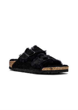 Birkenstock Arizona Fur / Sherling Sandal