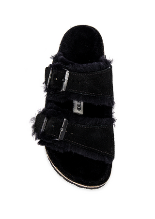Birkenstock Arizona Fur / Sherling Sandal