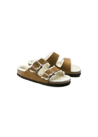 Birkenstock Arizona Fur / Sherling Sandal