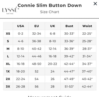 Lyssé Connie Slim Button Down