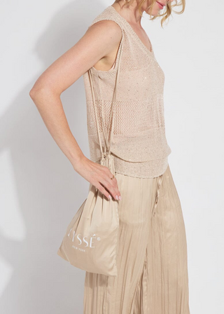 Lysse Bria Sequined V-Neck Shell