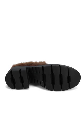 Vaneli Nety Faux Fur-Lined Loafer Mule