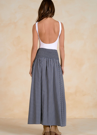 Elan Striped Maxi Skirt
