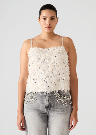 Steve Madden Blakelyn Feather Top