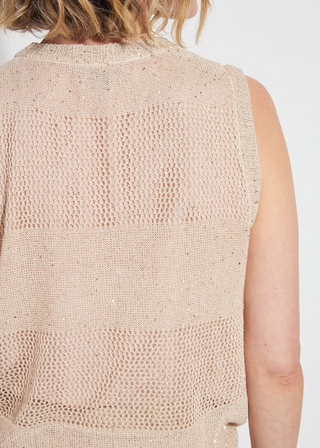 Lysse Bria Sequined V-Neck Shell