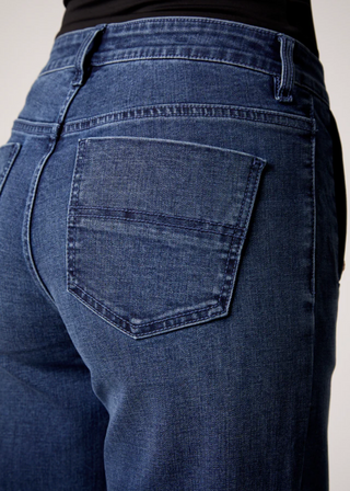 Blue Revival Sailor Mid Rise Wide Leg Jeans