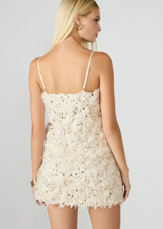 Steve Madden Cindi Feather Skirt