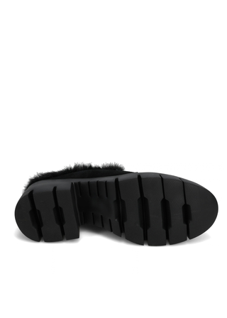 Vaneli Nety Faux Fur-Lined Loafer Mule