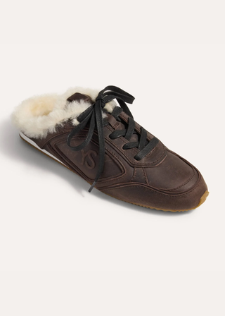 Yosi Samara Uptown Fur Slip On Sneaker