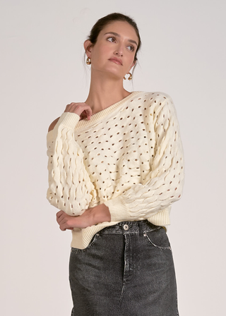 Elan Open Knit Sweater