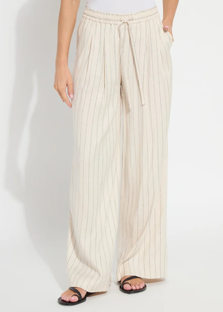 Lysse Iria Pleated Drawstring Wide Leg Pant