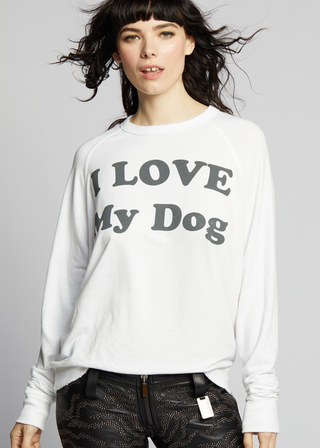 Recycled Karma I Love My Dog Sweatshirt