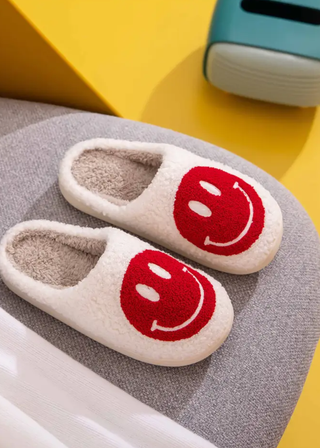 Happy Face Comfort Fluffy Slipper