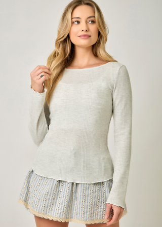 Mystree Washed Thermal Top