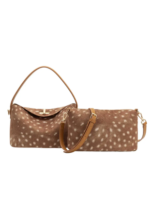Melie Bianco Lana Bambi Recycled Vegan Leather Crossbody Bag