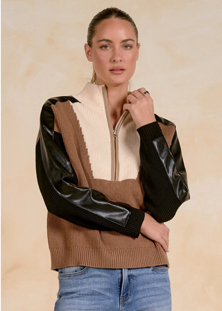 Elan Color Block Sweater