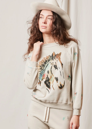 People of Leisure High Plains Stencil Sweatshirt