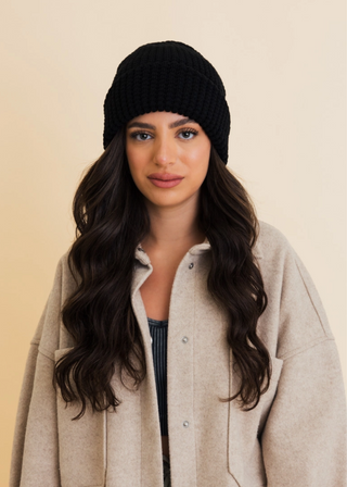 Toasty Waffle Puff Beanie