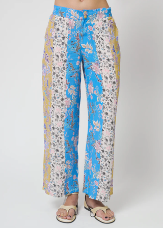 Central Park West Maisie Floral Blocked Pants